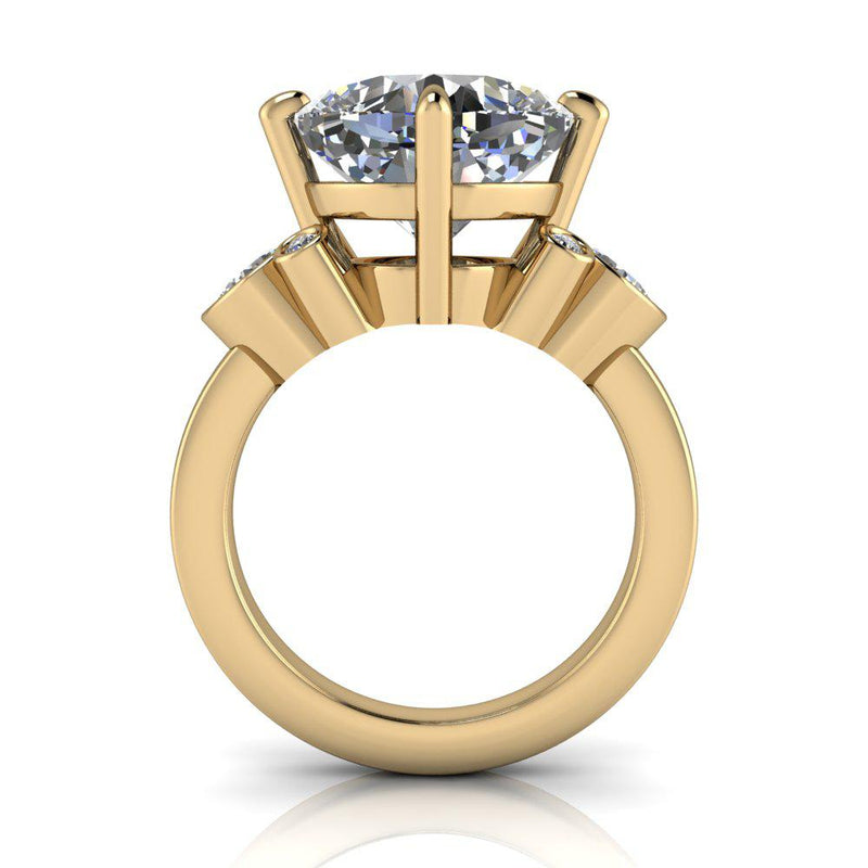 10kt yellow gold Engagement Ring Bel Viaggio Designs, LLC