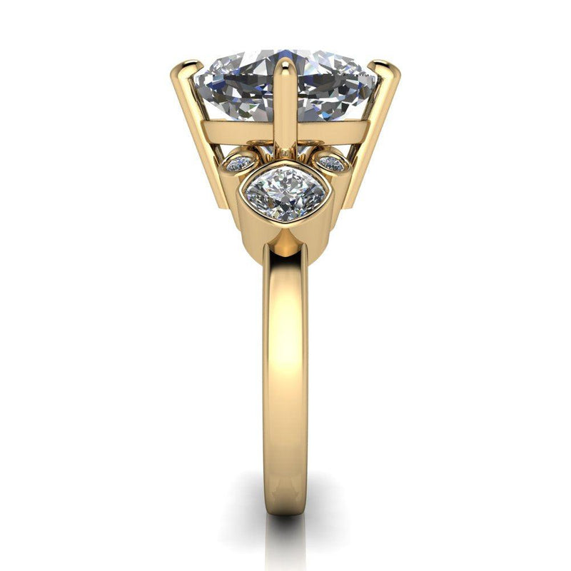 10kt yellow gold Engagement Ring Bel Viaggio Designs, LLC