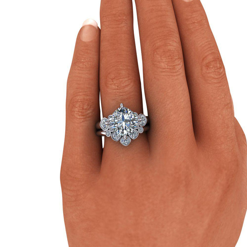 925 Silver Engagement Ring Bel Viaggio Designs, LLC