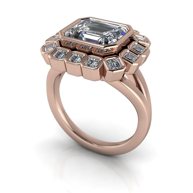 10kt rose gold Ring Bel Viaggio Designs, LLC