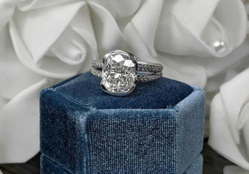925 Silver Engagement Ring Bel Viaggio Designs, LLC