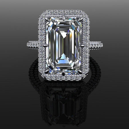 10kt white gold Engagement Ring Bel Viaggio Designs, LLC