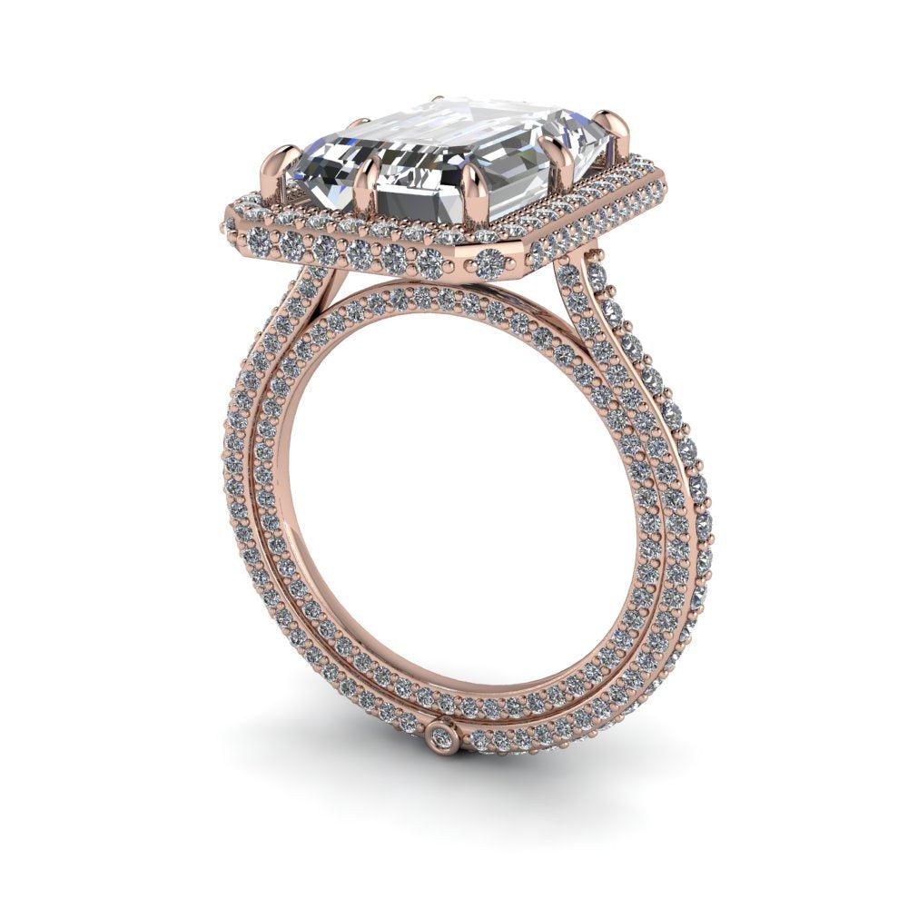 10kt rose gold Engagement Ring Bel Viaggio Designs, LLC