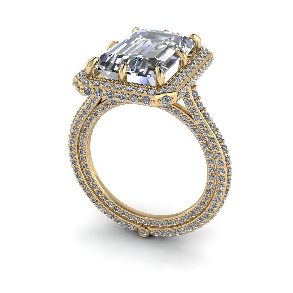 10kt yellow gold Engagement Ring Bel Viaggio Designs, LLC