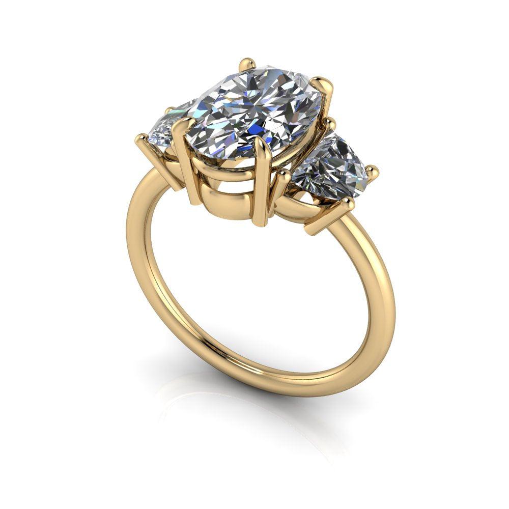 10kt yellow gold Engagement Ring Bel Viaggio Designs, LLC