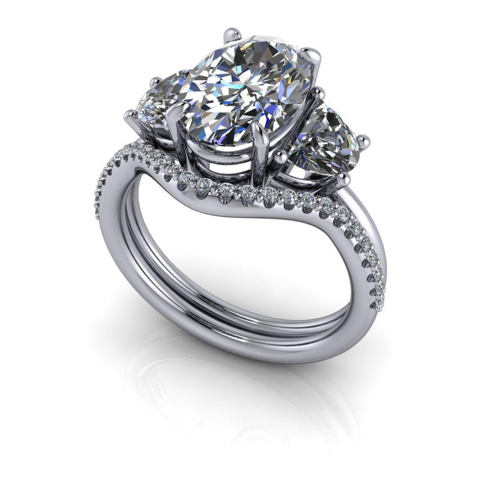 Platinum Engagement Ring Bel Viaggio Designs, LLC