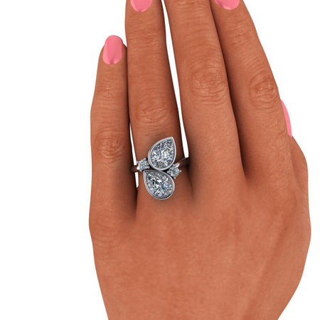 10kt rose gold Engagement Ring Bel Viaggio Designs, LLC