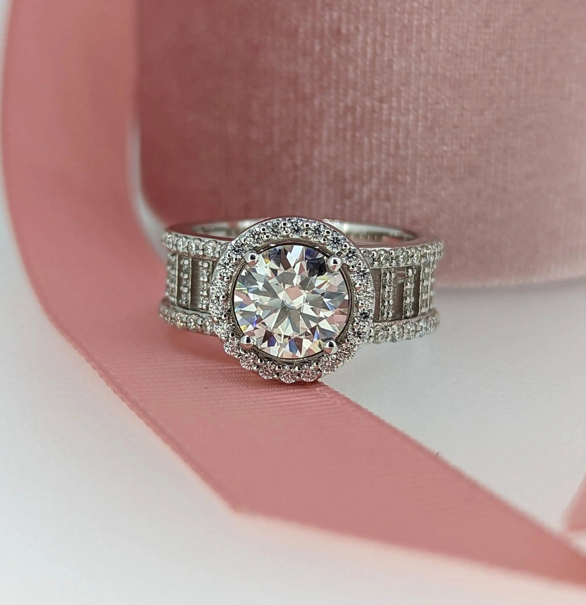 925 Silver Engagement Ring Bel Viaggio Designs, LLC