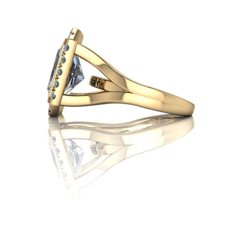 10kt yellow gold Engagement Ring Bel Viaggio Designs, LLC