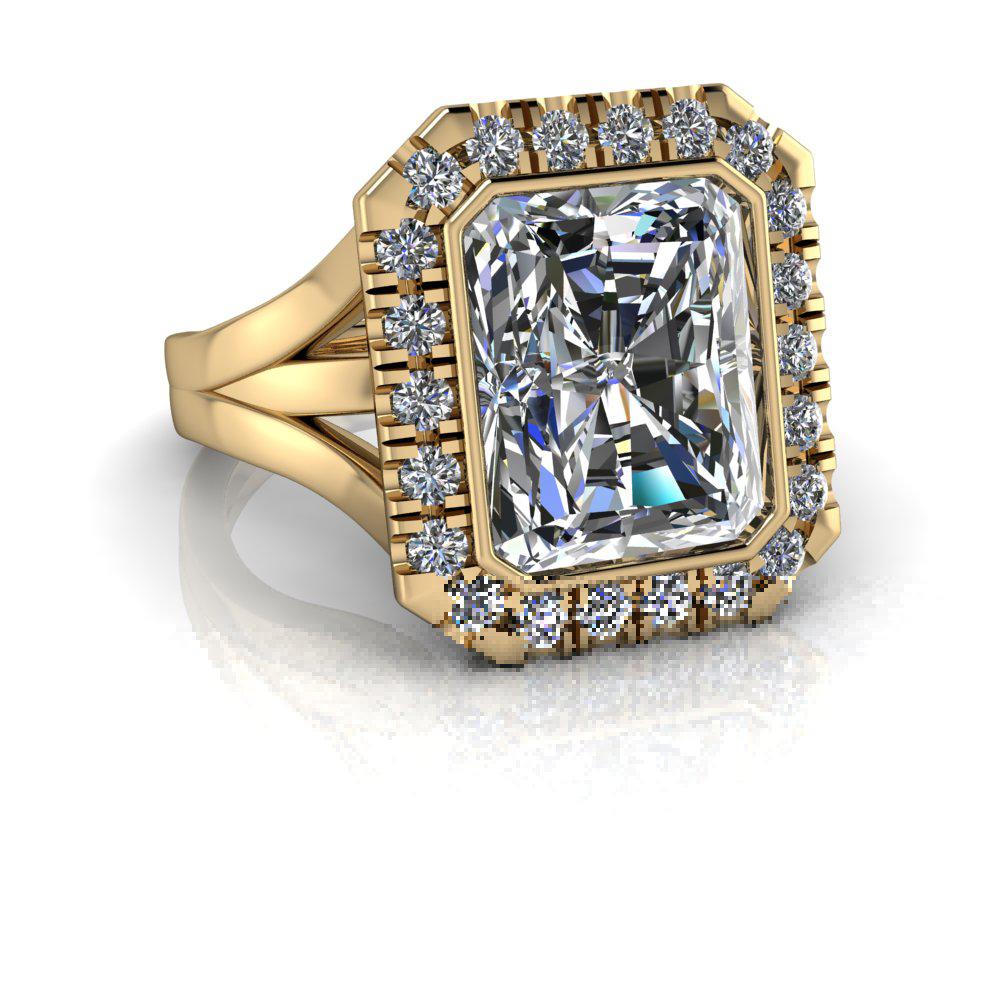 10kt yellow gold Engagement Ring Bel Viaggio Designs, LLC