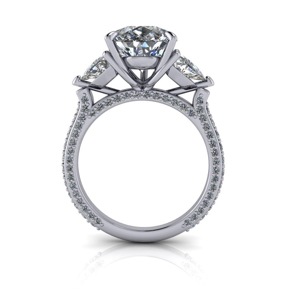 925 Silver Engagement Ring Bel Viaggio Designs, LLC