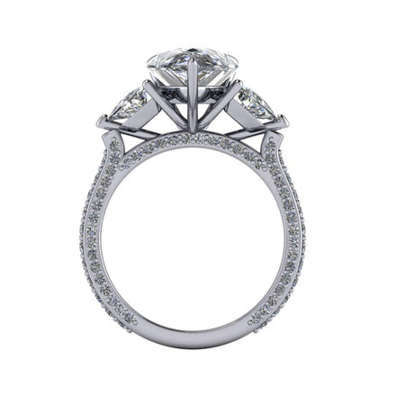 10kt white gold Engagement Ring Bel Viaggio Designs, LLC