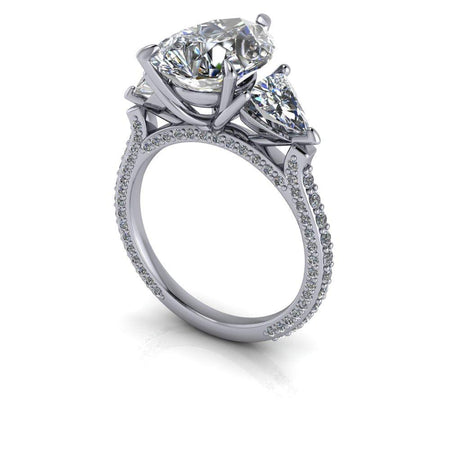 10kt white gold Engagement Ring Bel Viaggio Designs, LLC