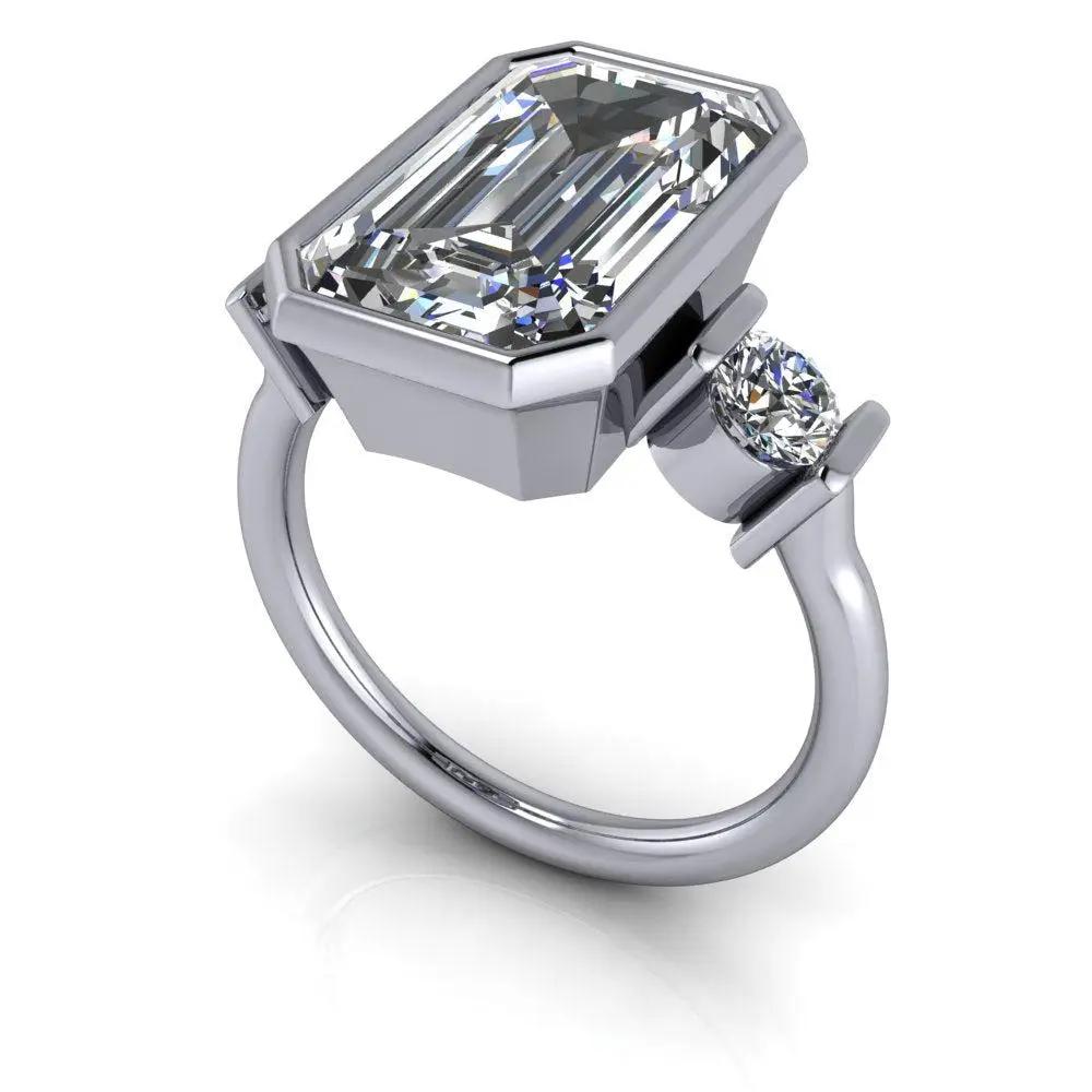 10kt white gold Engagement Ring Bel Viaggio Designs, LLC