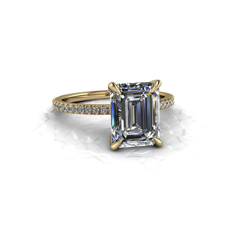 10kt yellow gold Engagement Ring Bel Viaggio Designs, LLC