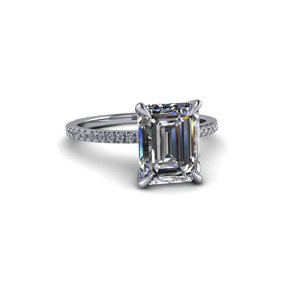 925 Silver Engagement Ring Bel Viaggio Designs, LLC