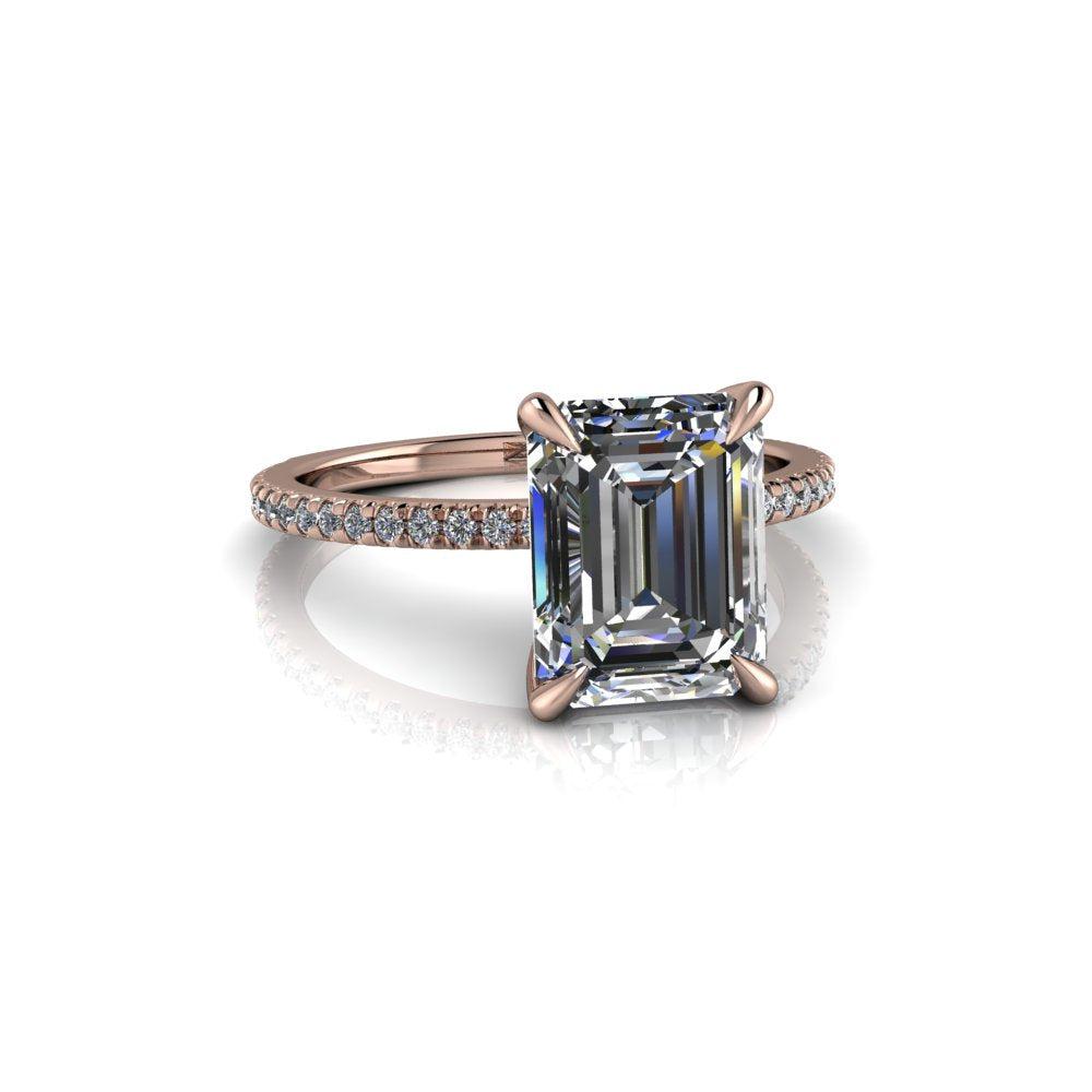 10kt rose gold Engagement Ring Bel Viaggio Designs, LLC