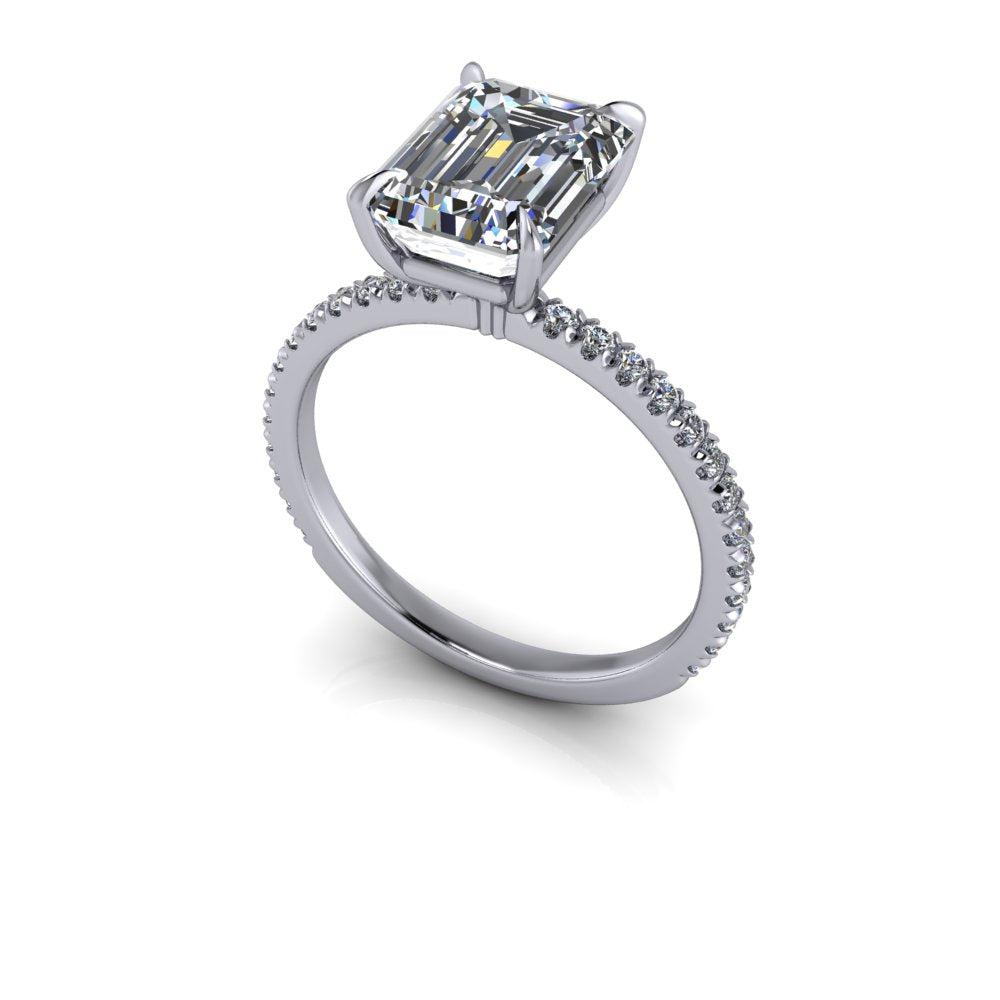 925 Silver Engagement Ring Bel Viaggio Designs, LLC