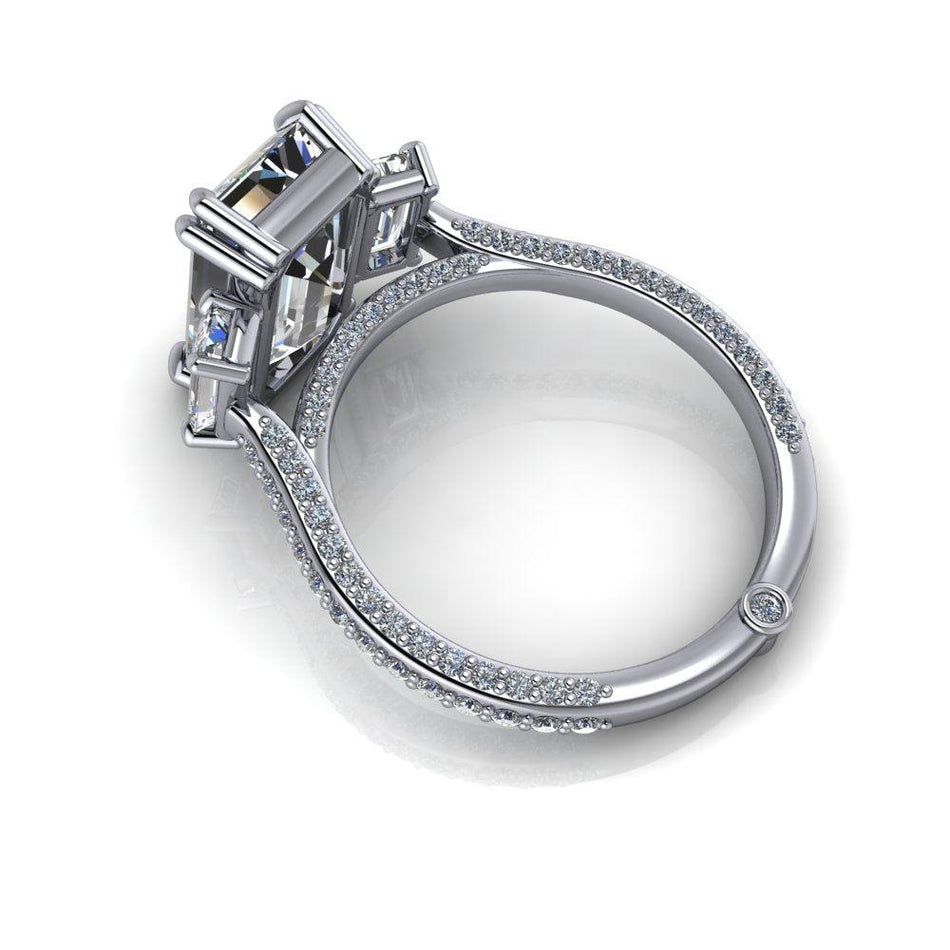 925 Silver Engagement Ring Bel Viaggio Designs, LLC