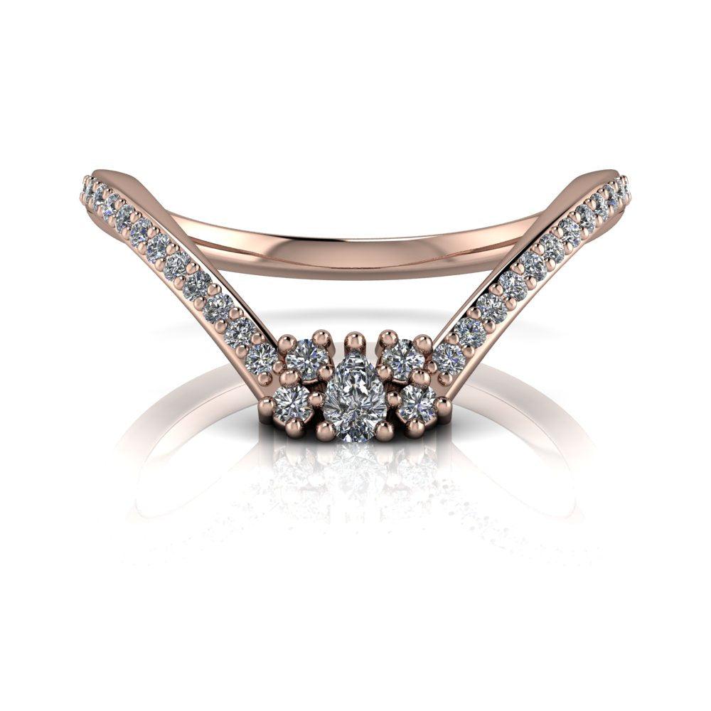 10kt rose gold Engagement Ring Bel Viaggio Designs, LLC