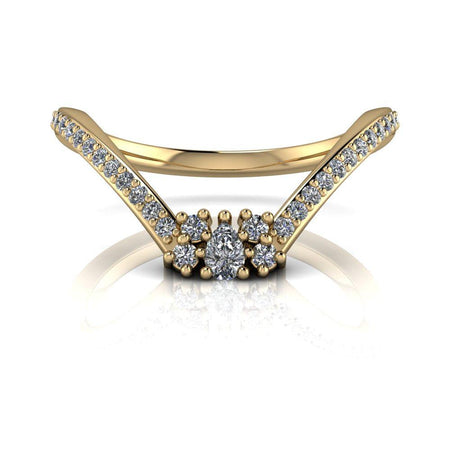 10kt yellow gold Engagement Ring Bel Viaggio Designs, LLC