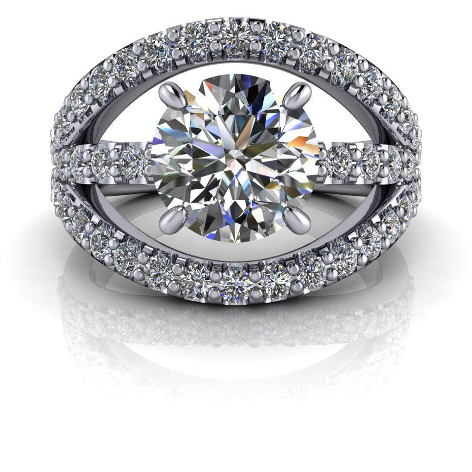 925 Silver Engagement Ring Bel Viaggio Designs, LLC