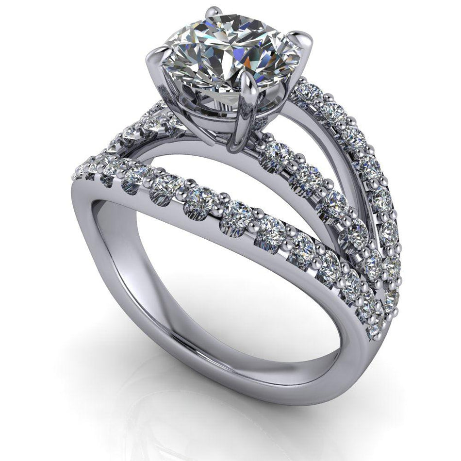 925 Silver Engagement Ring Bel Viaggio Designs, LLC