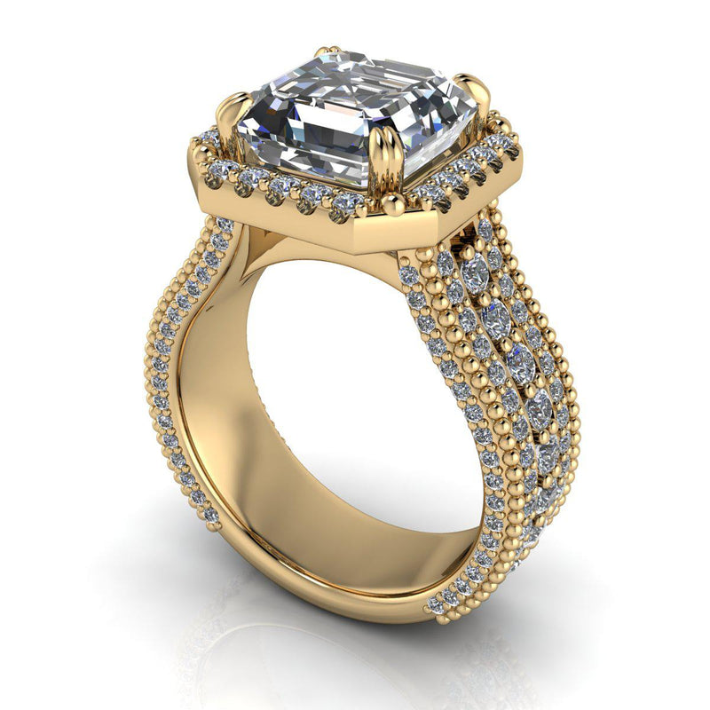 10kt yellow gold Engagement Ring Bel Viaggio Designs, LLC