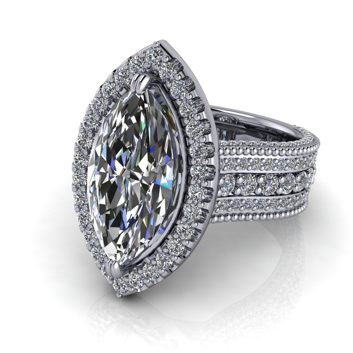 925 Silver Engagement Ring Bel Viaggio Designs, LLC