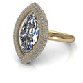 10kt yellow gold Engagement Ring Bel Viaggio Designs, LLC