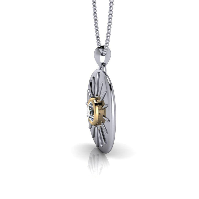 Sterling Silver/18kt Yellow Necklace Bel Viaggio Designs, LLC