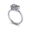 10kt white gold Engagement Ring Bel Viaggio Designs, LLC