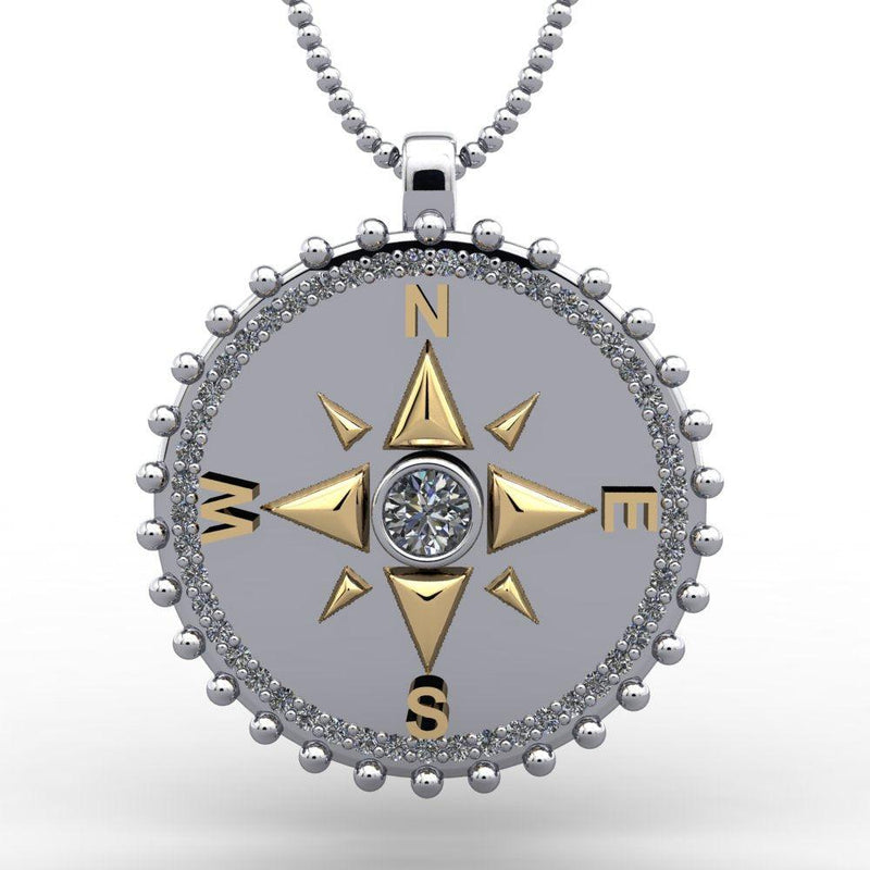 Silver/18kt Yellow Gold Necklace Bel Viaggio Designs, LLC