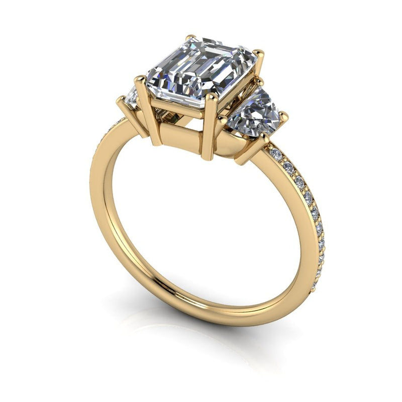 14 kt yellow gold Engagement Ring Bel Viaggio Designs, LLC