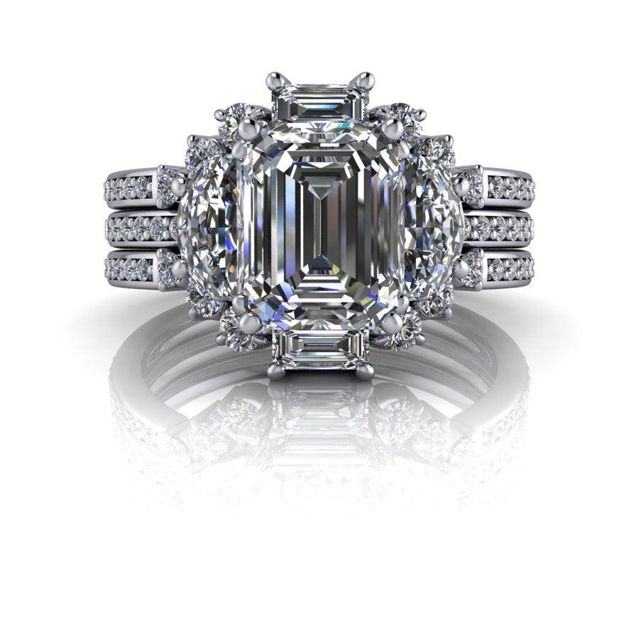 10kt white gold Engagement Ring Bel Viaggio Designs, LLC