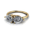 10kt yellow gold Engagement Ring Bel Viaggio Designs, LLC