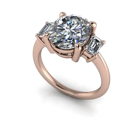 10kt rose gold Engagement Ring Bel Viaggio Designs, LLC