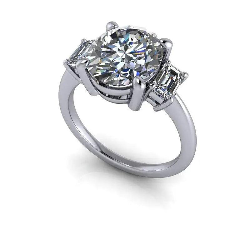 925 Silver Engagement Ring Bel Viaggio Designs, LLC