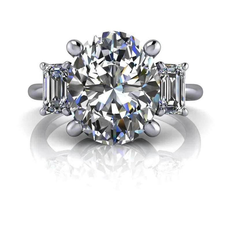 10kt white gold Engagement Ring Bel Viaggio Designs, LLC