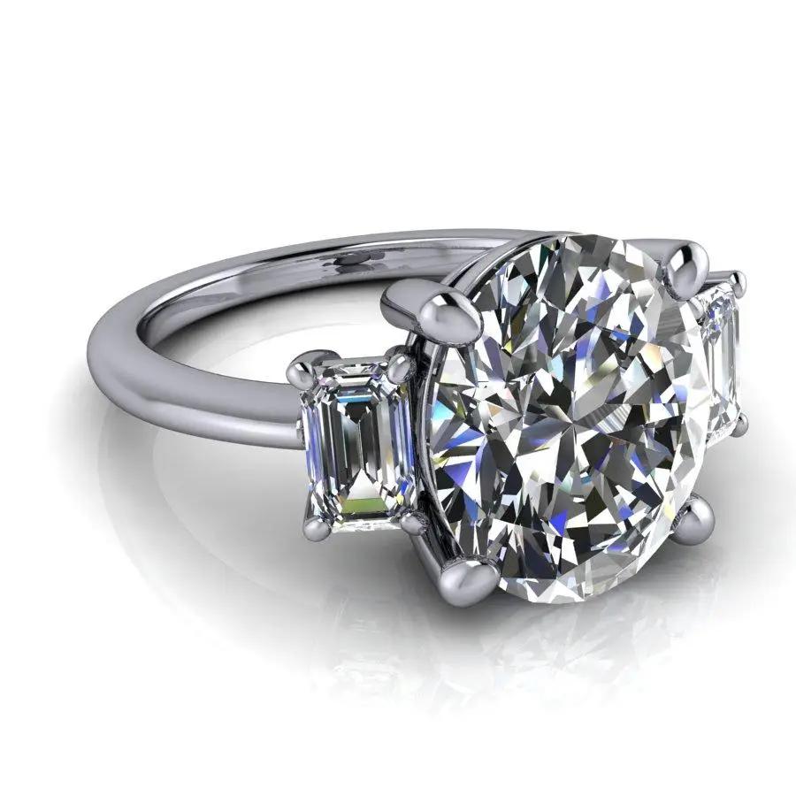 925 Silver Engagement Ring Bel Viaggio Designs, LLC