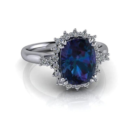 platinum Engagement Ring Bel Viaggio Designs, LLC