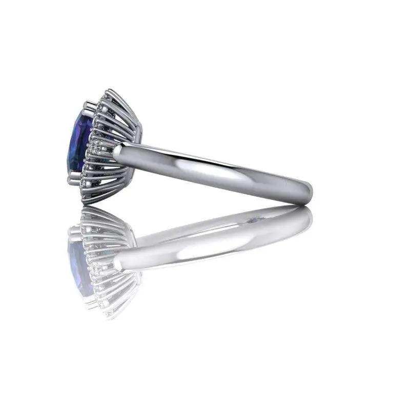 platinum Engagement Ring Bel Viaggio Designs, LLC