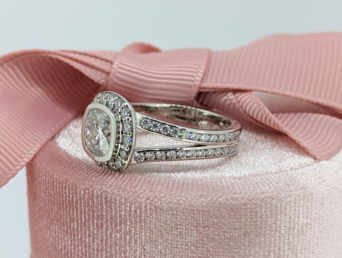 925 Silver Engagement Ring Bel Viaggio Designs, LLC