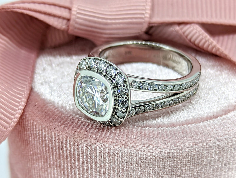 925 Silver Engagement Ring Bel Viaggio Designs, LLC