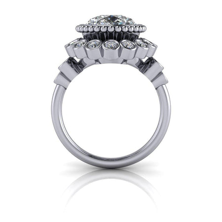 Silver Engagement Ring Bel Viaggio Designs, LLC