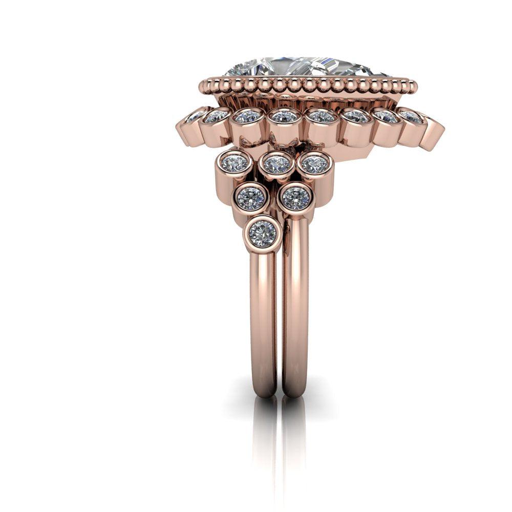 10kt rose gold Engagement Ring Bel Viaggio Designs, LLC