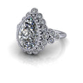 10kt white gold Engagement Ring Bel Viaggio Designs, LLC