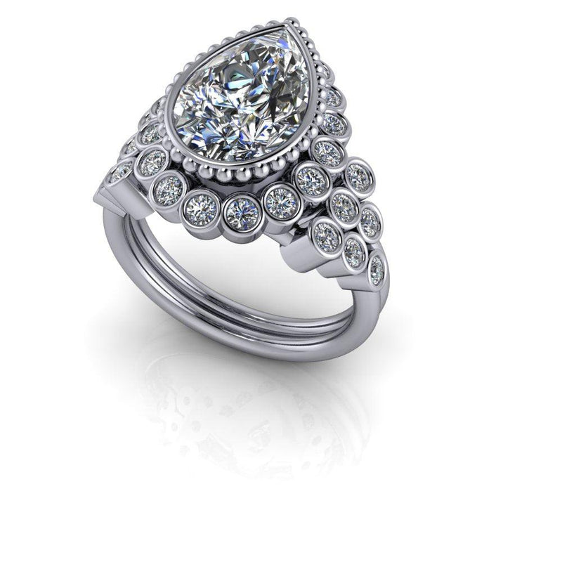 925 Silver Engagement Ring Bel Viaggio Designs, LLC