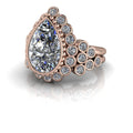 10kt rose gold Engagement Ring Bel Viaggio Designs, LLC