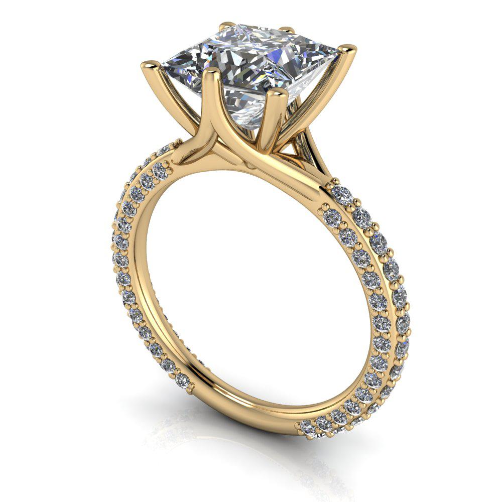 10kt yellow gold Engagement Ring Bel Viaggio Designs, LLC